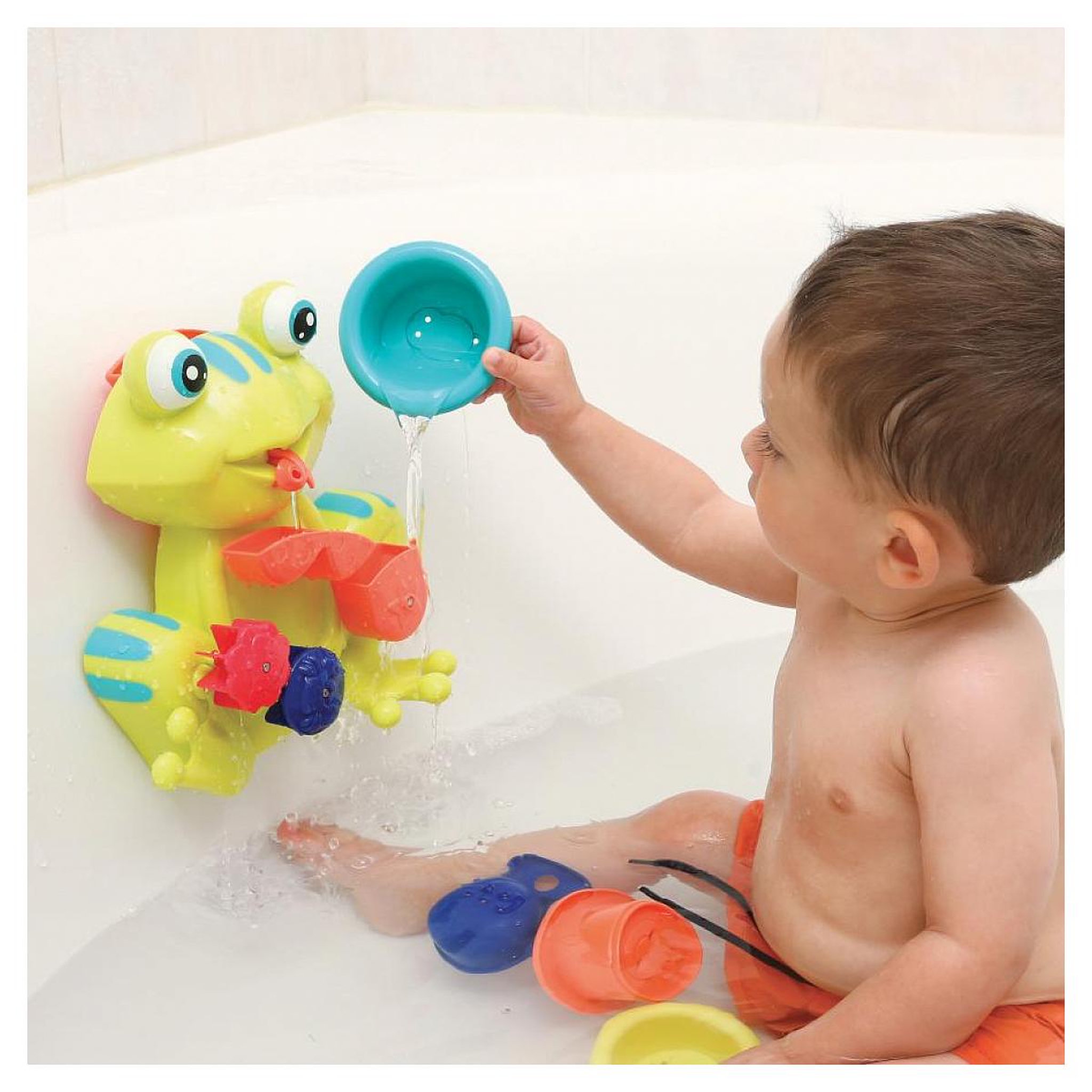 Voir la diapositive 4 : LUDI Coffret grenouille pour le bain