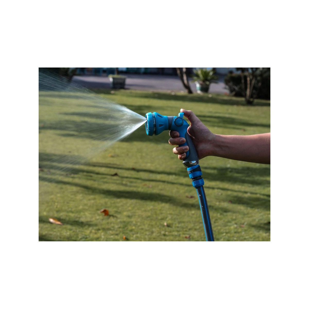 SUAN Pistolet d'arrosage et nettoyage - Suan - 8 jets - Kit complet avec raccords d'arrosage soft touch
