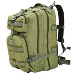 VIDAXL Sac à dos en style militaire 50 L Vert olive