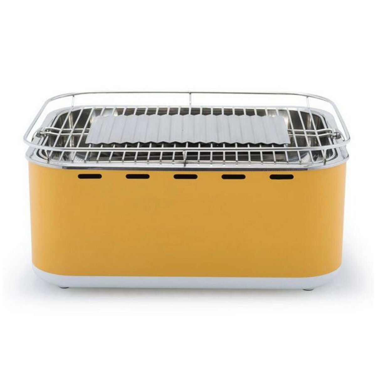BARBECOOK Barbecue à charbon portable jaune avec housse - 223.5925.000