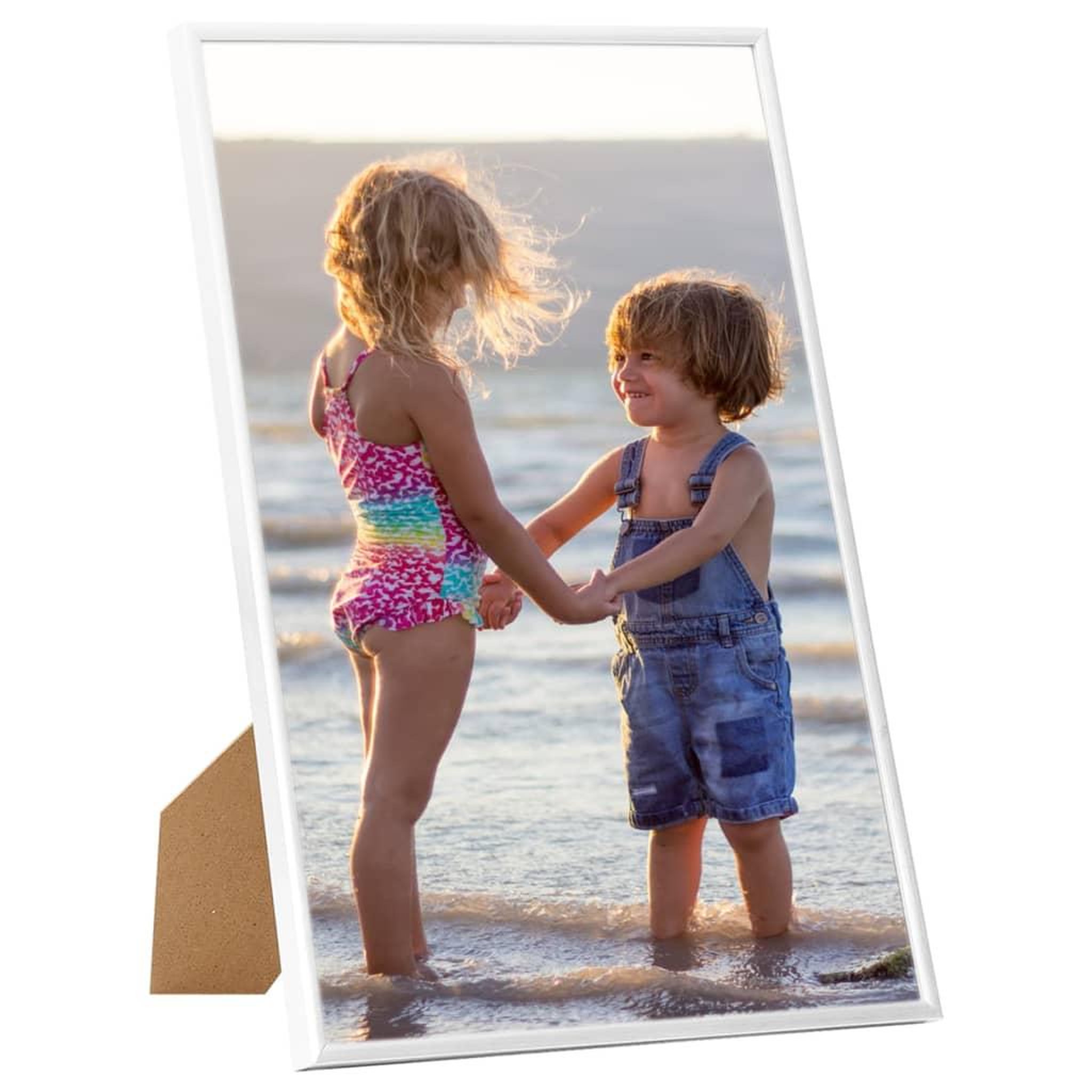 Voir la diapositive 2 : VIDAXL Collage de cadres photo 3 pcs au mur table Blanc 21x29,7 cm MDF