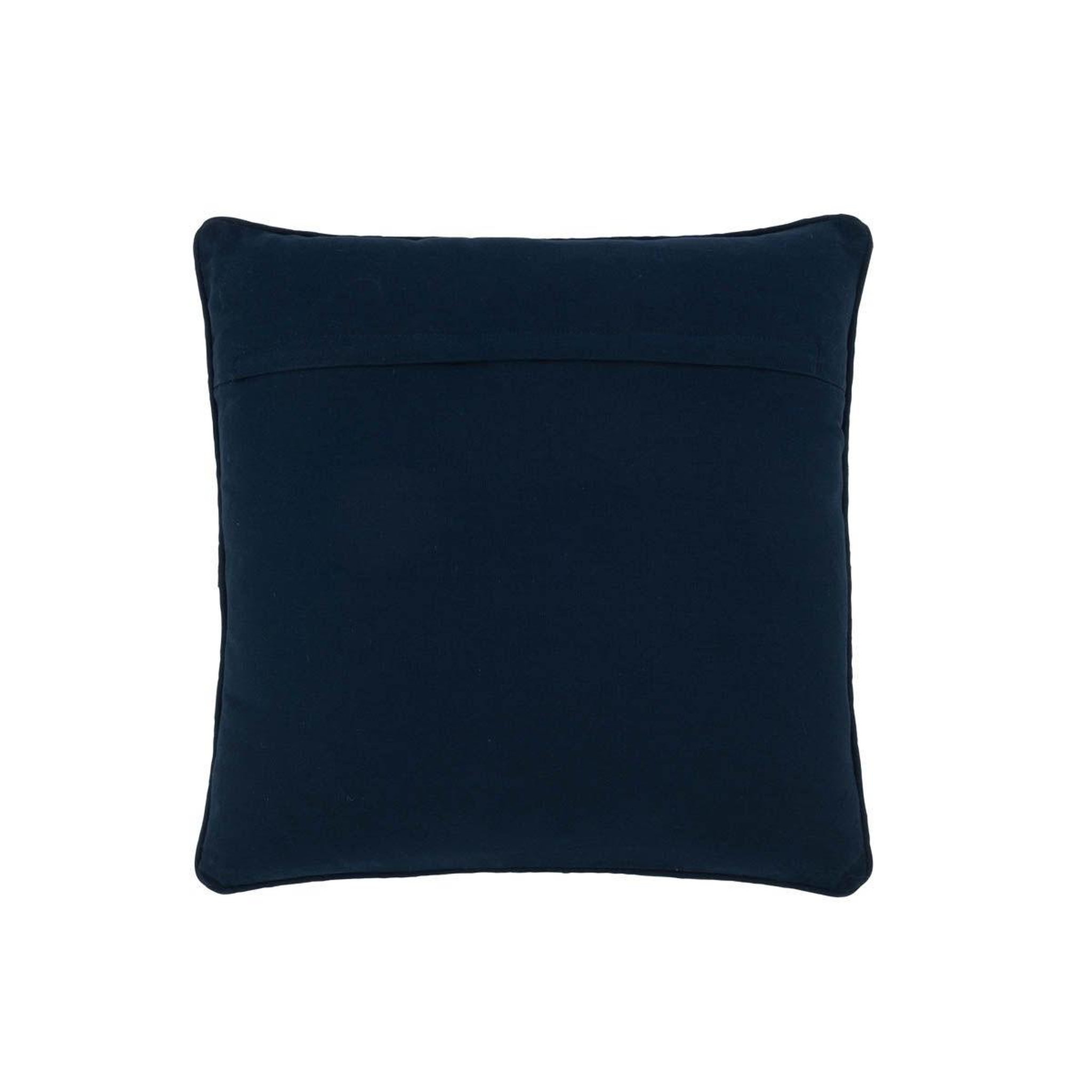 Voir la diapositive 2 : J-LINE Coussin Déco  Milano  45x45cm Bleu