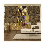 Paris Prix Papier Peint  Klimt Inspiration Golden Kiss. Coloris disponibles : Multicolore