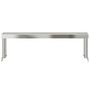 Voir la diapositive 5 : VIDAXL Etagere de table de travail 110x30x35 cm inox