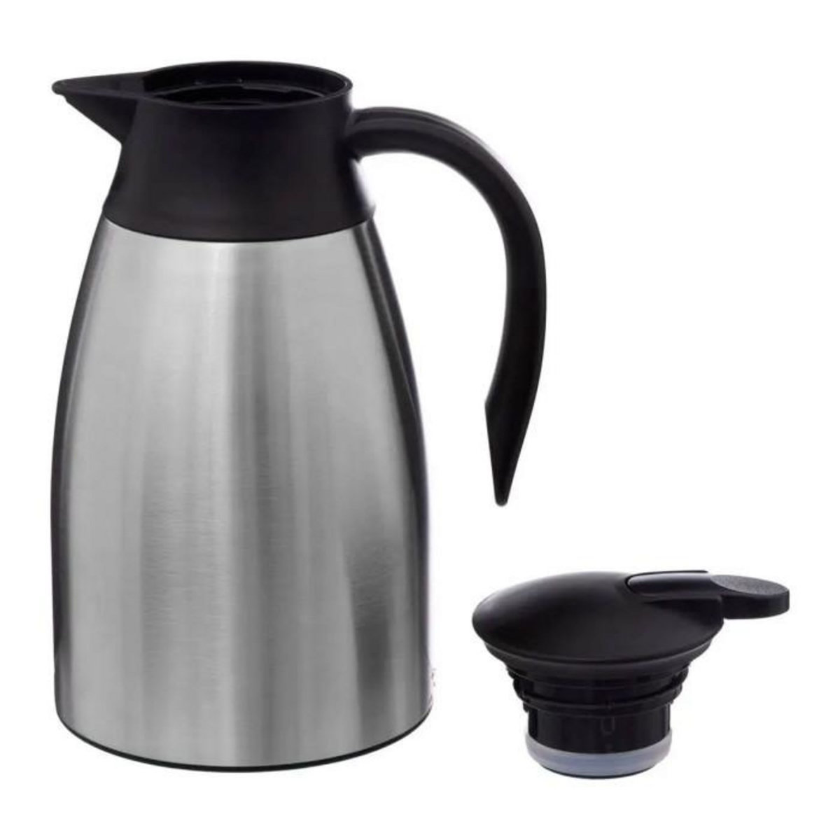 FIVE Pichet Isotherme Design en Inox  Anse  1,5L Argent