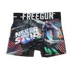FREEGUN Boxer /Gris à Imprimés Garçon Freegun SKA. Coloris disponibles : Noir