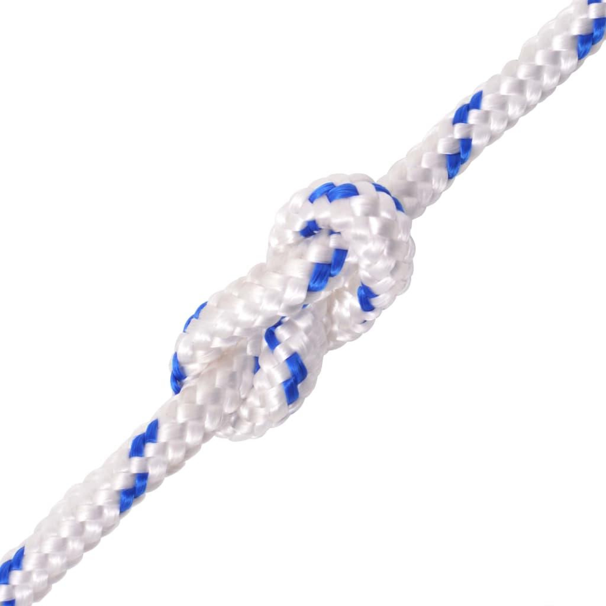 Voir la diapositive 2 : VIDAXL Corde de bateau Polypropylene 6 mm 500 m Blanc