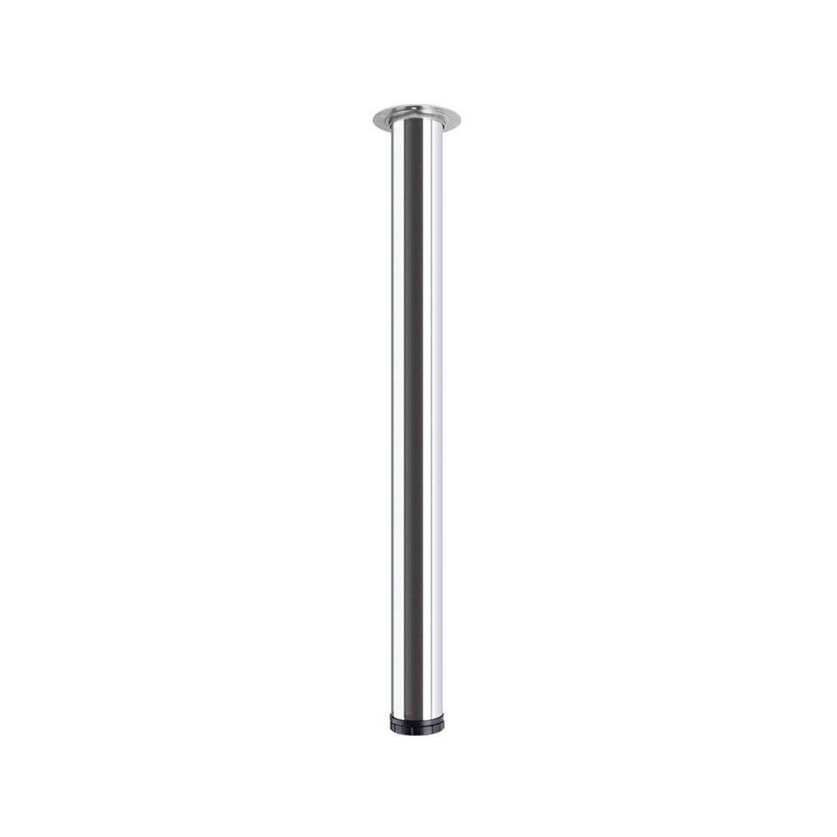 CENTRALE BRICO Pied de table Legs TS001, 710R/60mm, chrome