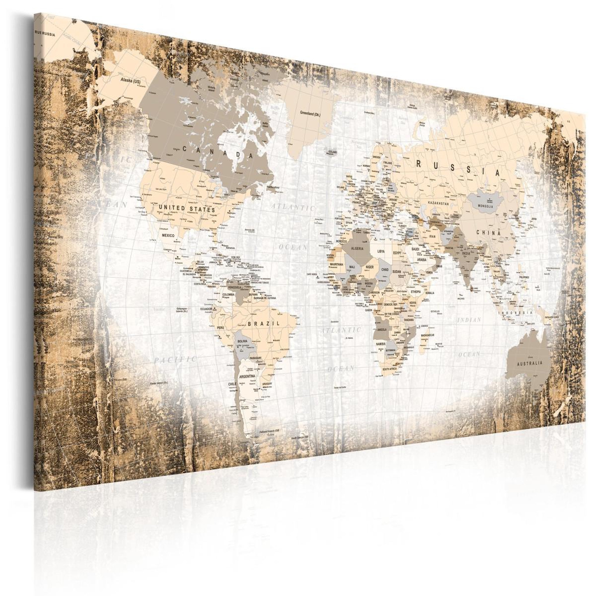 Paris Prix Tableau imprimé  enclave of the world. Coloris disponibles : Multicolore