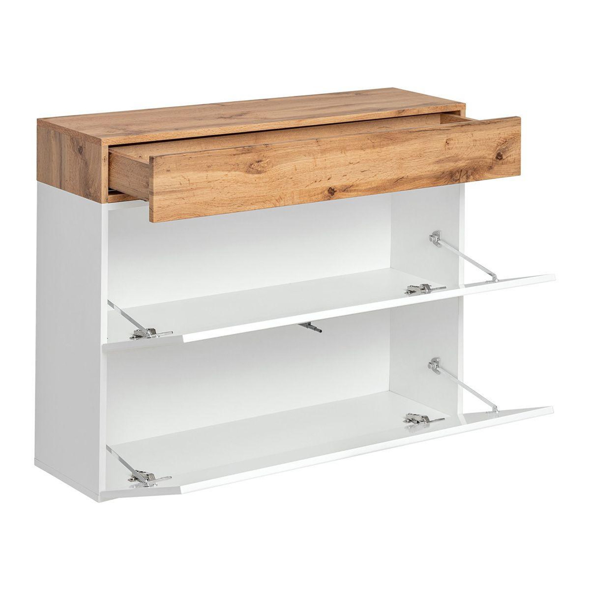Voir la diapositive 2 : Paris Prix Buffet 2 portes & 1 tiroir  easy  100cm naturel