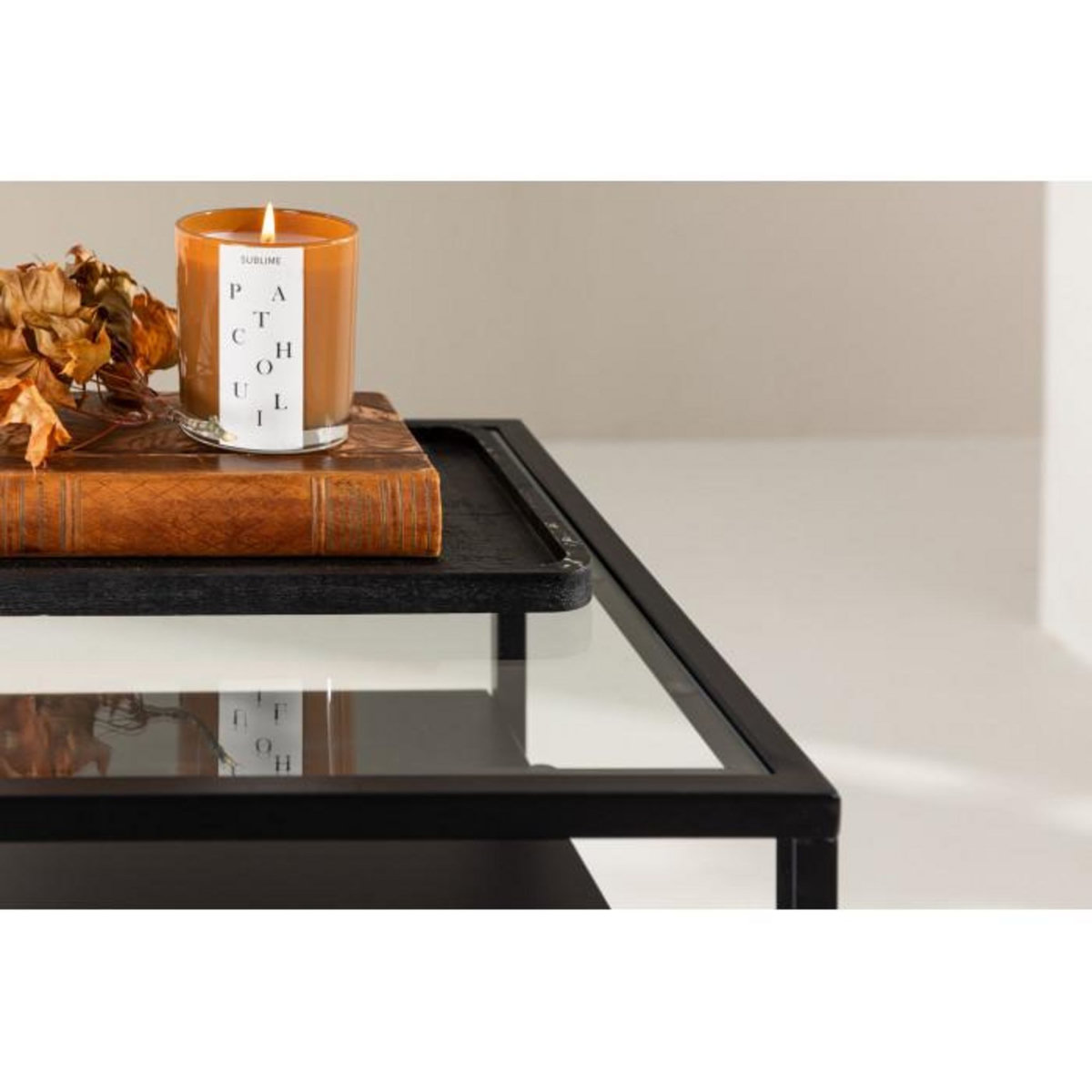 Paris Prix Table d'Appoint Design  Fortaleza  51cm Noir