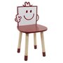 Voir la diapositive 1 : Paris Prix Chaise Enfant  Monsieur Costaud  53cm Rouge