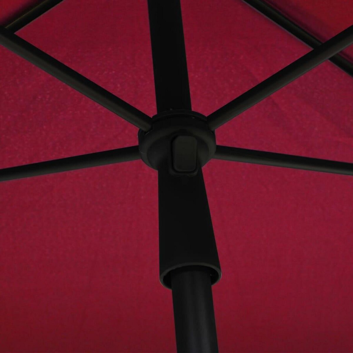 VIDAXL Parasol de jardin avec mat 210x140 cm Rouge bordeaux