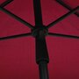 Voir la diapositive 5 : VIDAXL Parasol de jardin avec mat 210x140 cm Rouge bordeaux