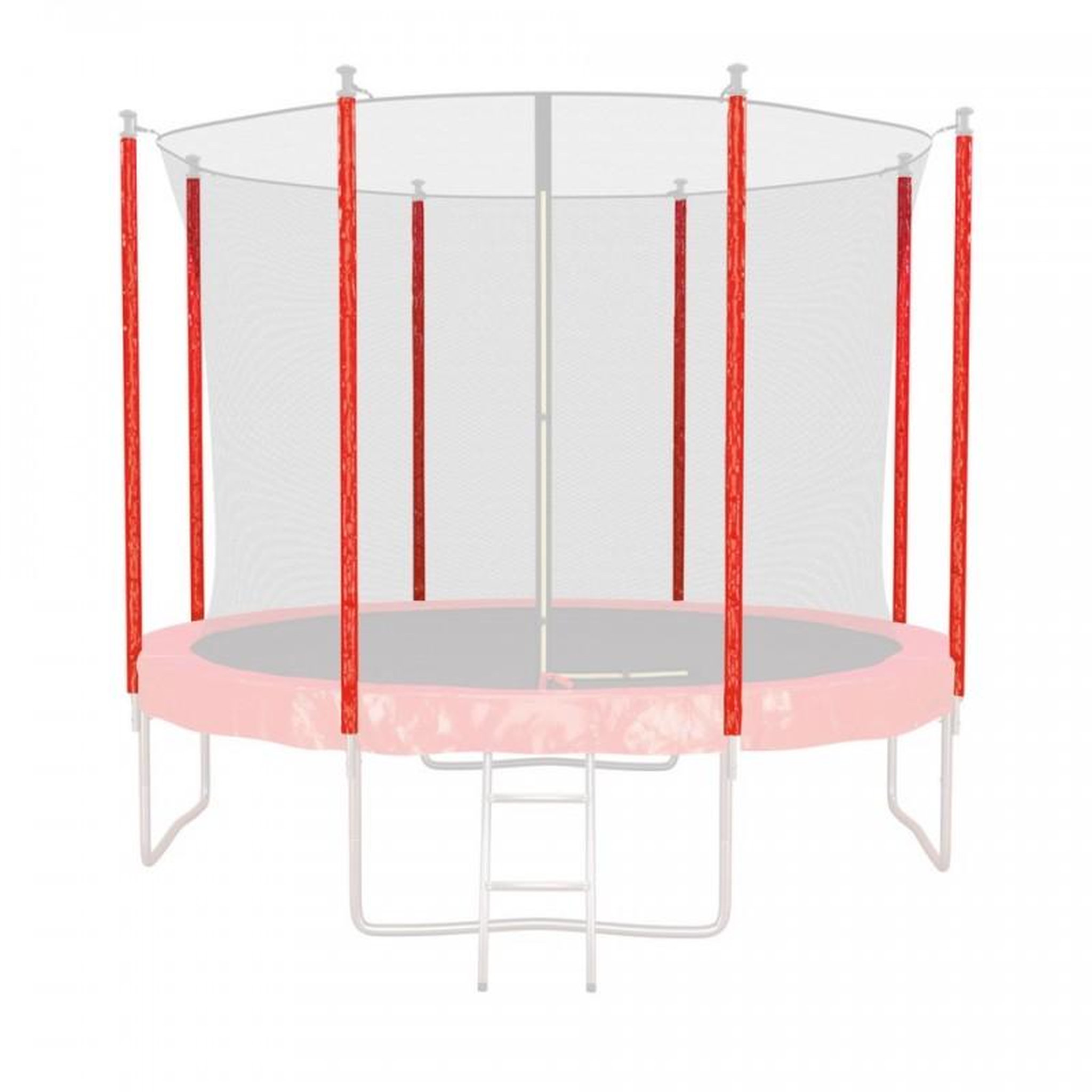 Voir la diapositive 2 : JUMP4FUN Protection pour perches de trampolines toutes tailles Pack de 8 Chaussettes universelles