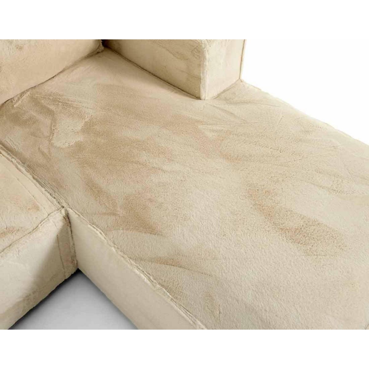 LISA DESIGN Stella - canapé d'angle droit - 4 places - en fausse fourrure