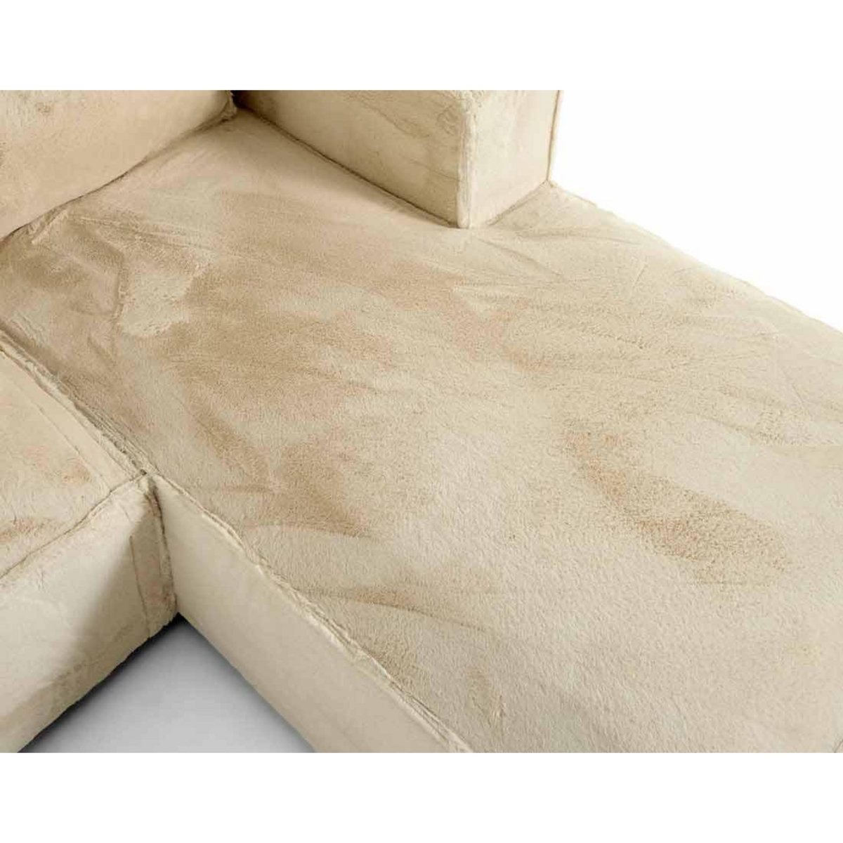 LISA DESIGN Stella - canapé d'angle droit - 4 places - en fausse fourrure