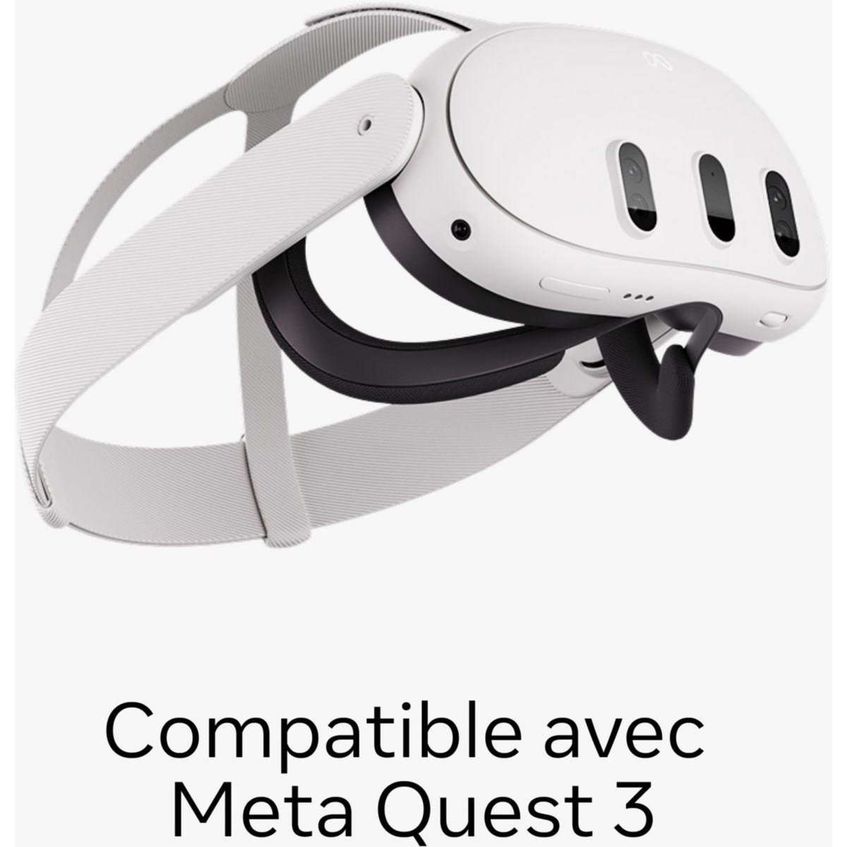 META Interface faciale Quest 3 Ouverte