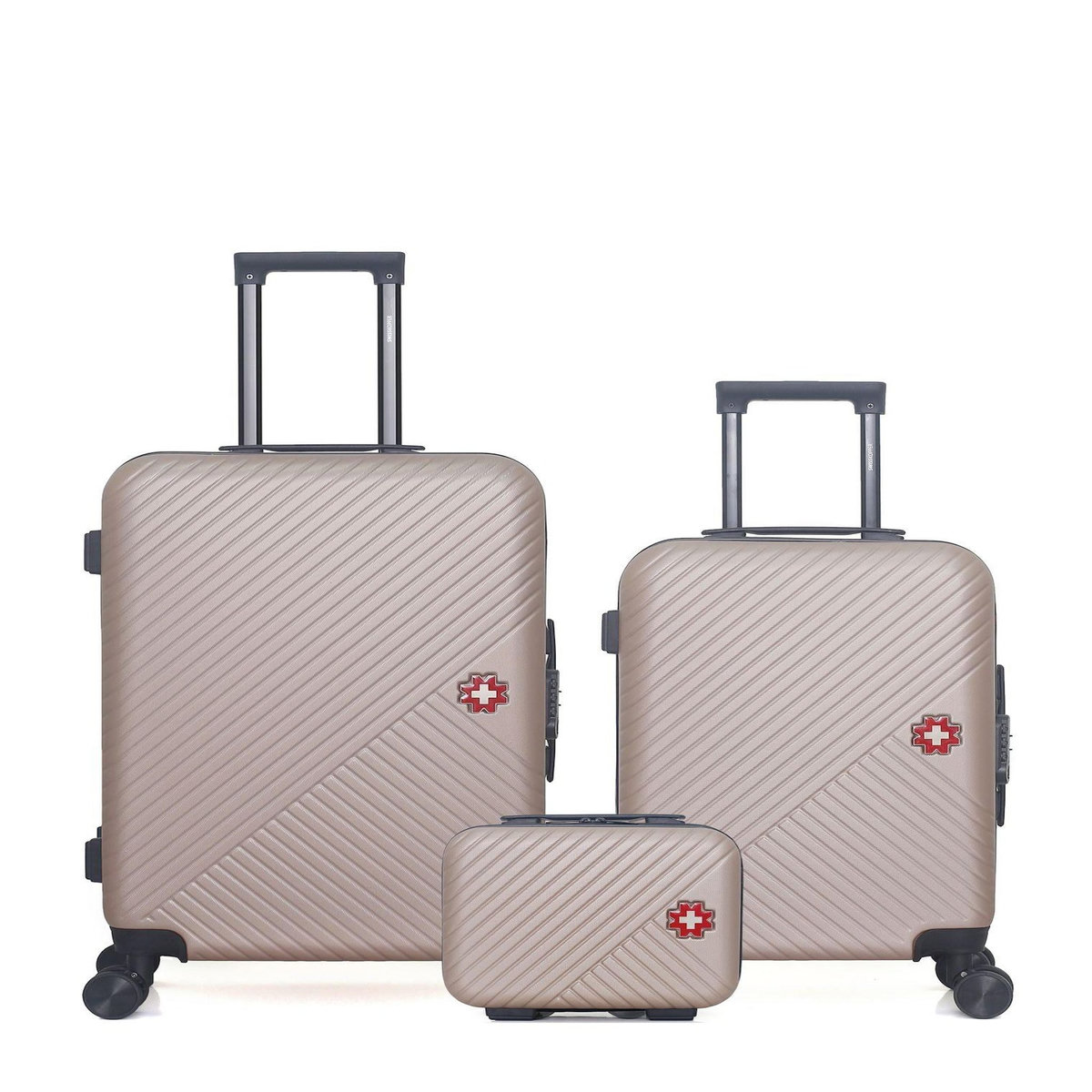 SWISS KOPPER SWISS KOPPER - LOT DE 3 - Valise Week-end, Valise Cabine et Vanity SPIEZ