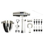 Paris Prix Set à Cocktail  16 Accessoires  19cm Argent