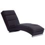 Voir la diapositive 2 : VIDAXL Chaise longue Marron Similicuir