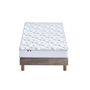 Voir la diapositive 3 : IDLITERIE Ensemble matelas mousse HR + latex avec sommier en kit pratique