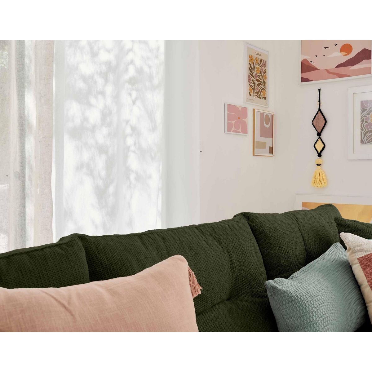 BEST MOBILIER Astoria - canapé d'angle réversible 4 places - convertible avec coffre - en tissu texturé