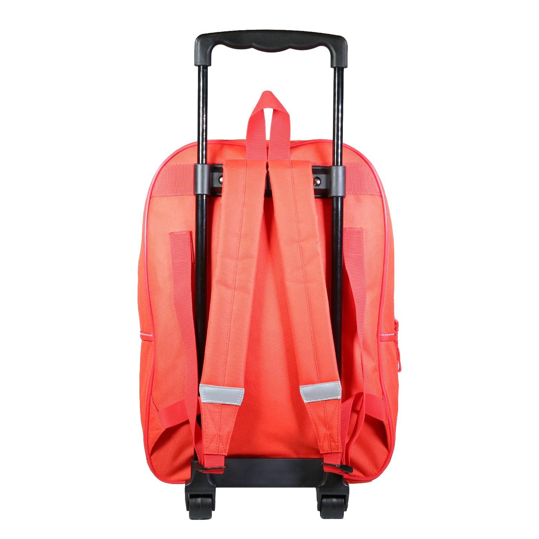 Voir la diapositive 4 : Bagtrotter Sac à dos à roulettes Spiderman Bleu