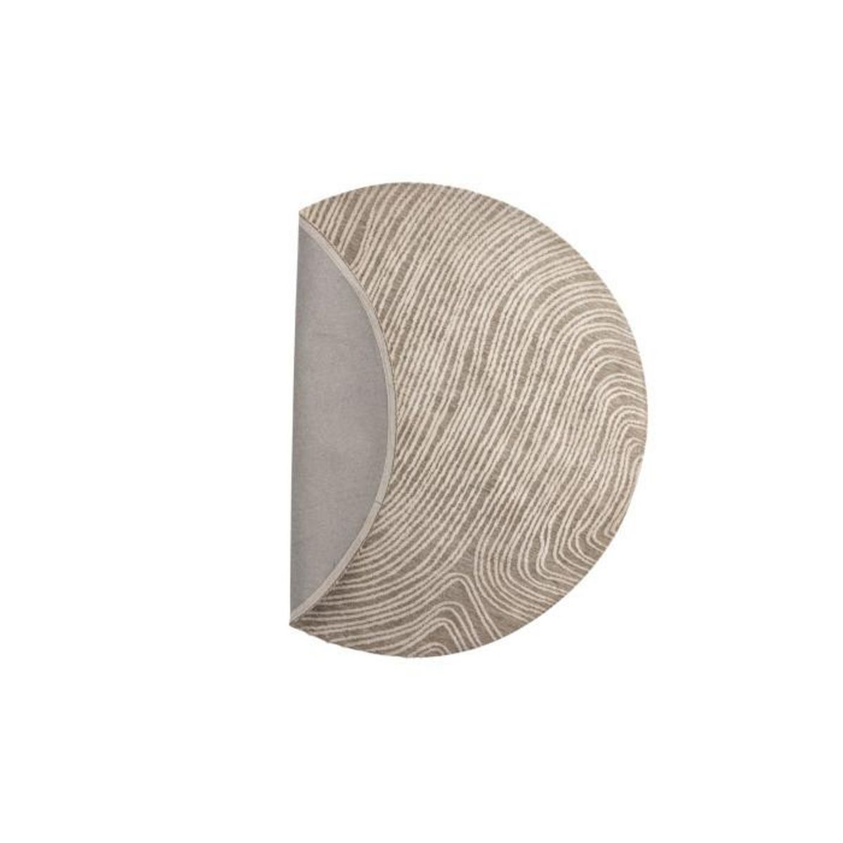 Paris Prix Tapis Déco Rond  Melle  200cm Beige