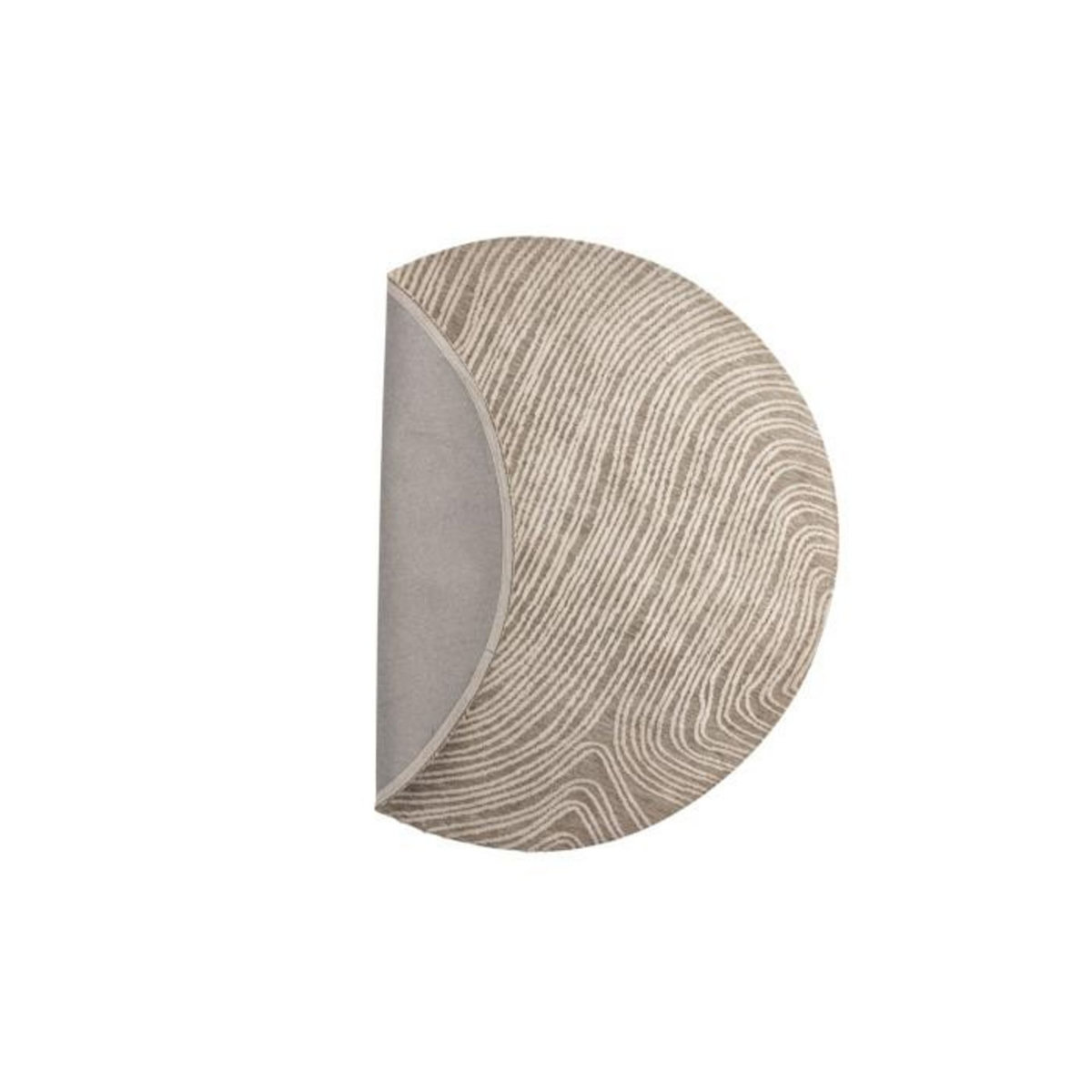 Paris Prix Tapis Déco Rond  Melle  200cm Beige