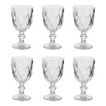 SECRET DE GOURMET Lot de 6 Verres à Vin  Lea  23cl Transparent