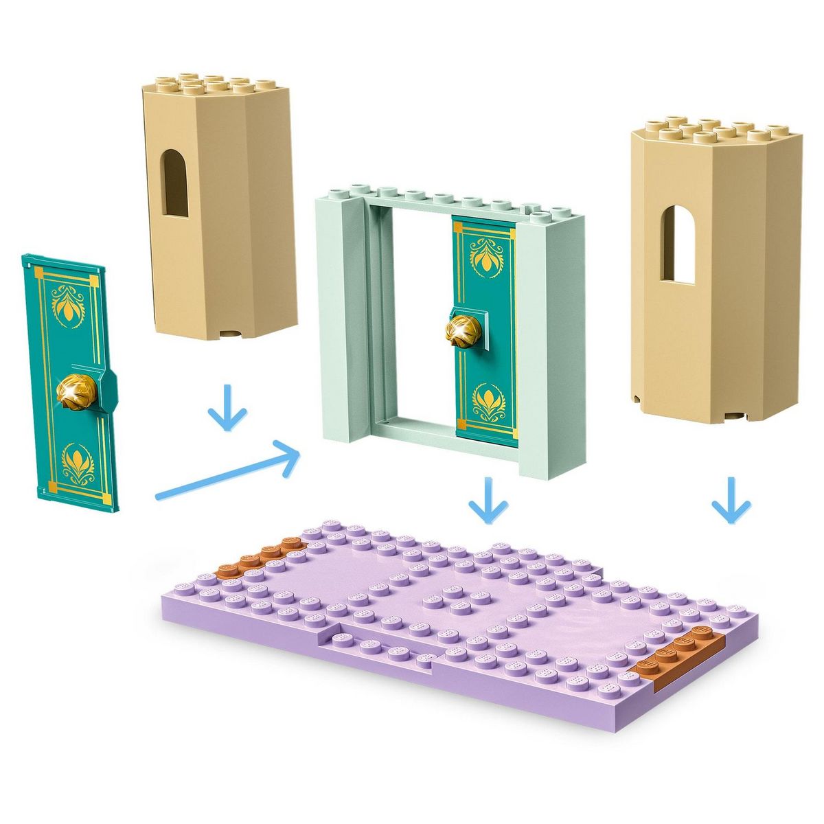 LEGO Reine des neiges 2 43204 Les jeux au château d'Anna et Olaf, Jouet Reine des Neiges