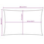 Voir la diapositive 6 : VIDAXL Voile de parasol tissu oxford rectangulaire 2x4 m blanc