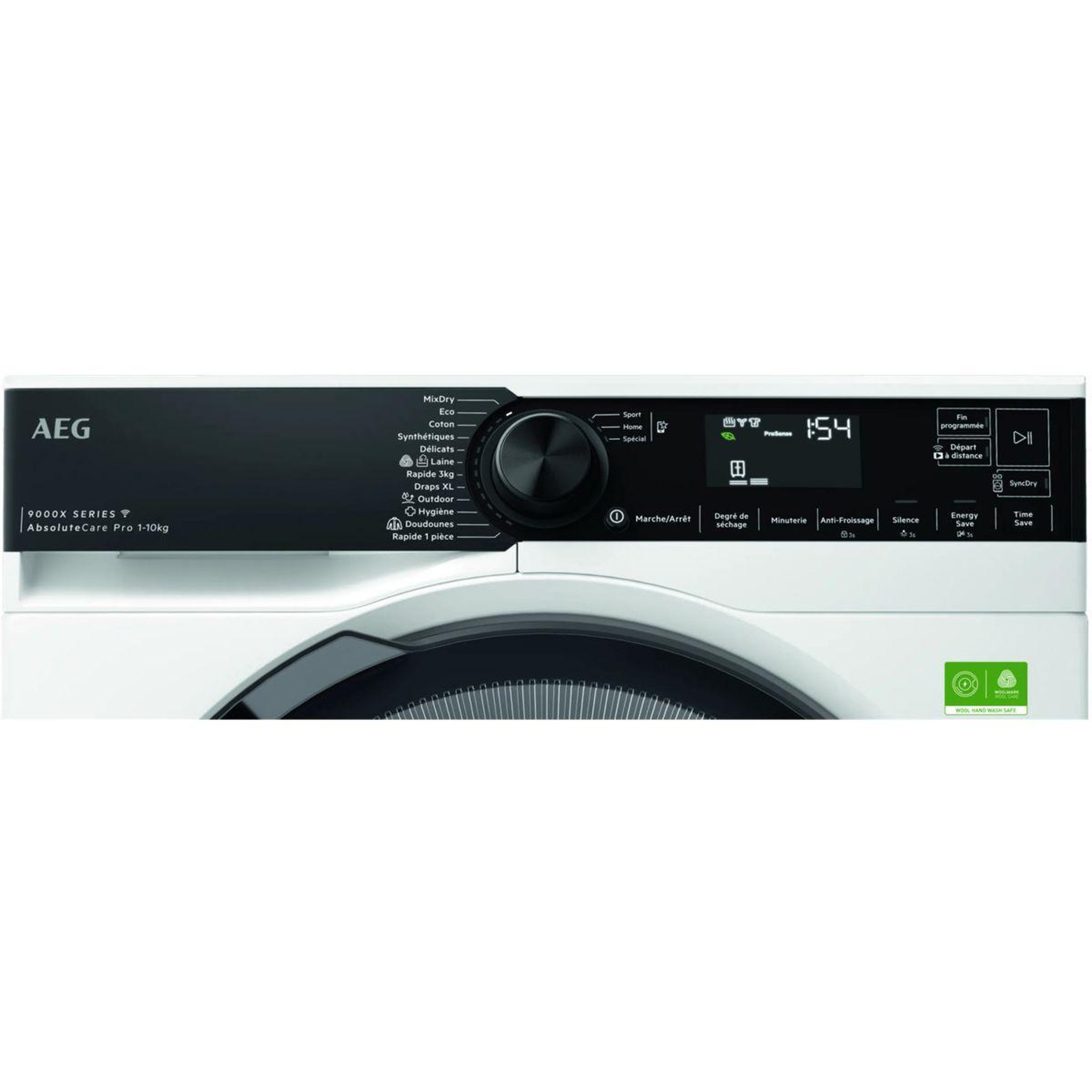 Voir la diapositive 4 : AEG Sèche linge pompe à chaleur TR9XA103PA 10kg - Capacité géante XXL & Ultra-silencieux & Connecté & Basse consommation