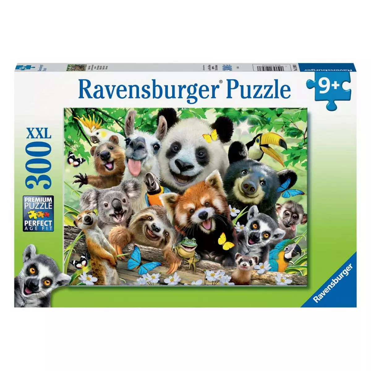 RAVENSBURGER Puzzle 300 p xxl - le selfie des animaux sauvages