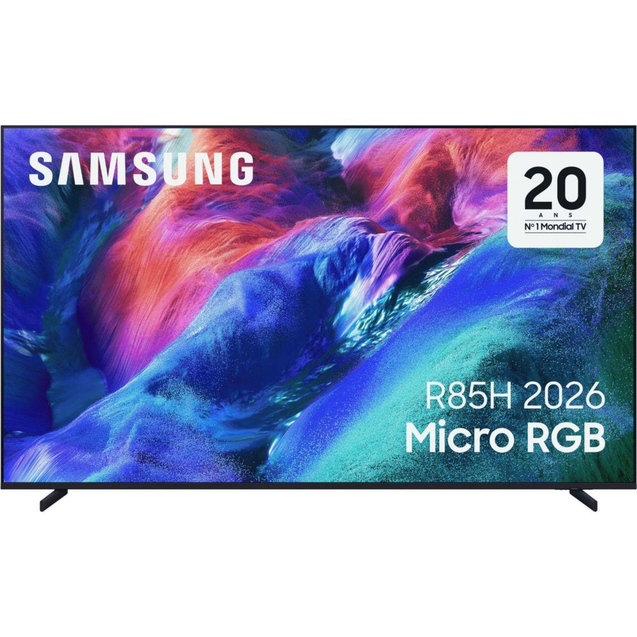 Samsung Tv rgb tmr65r85h (2026) 65  (163 cm) 4k - smart tv avec ia, micro rgb (couleurs ultra-détaillées)