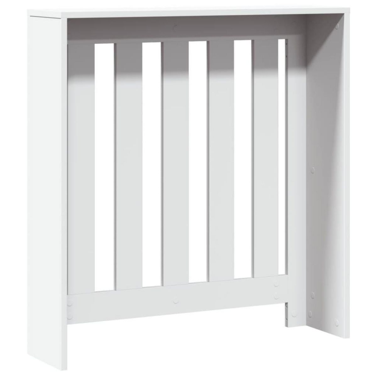 VIDAXL Cache-radiateur blanc 78x20x82 cm bois d'ingenierie