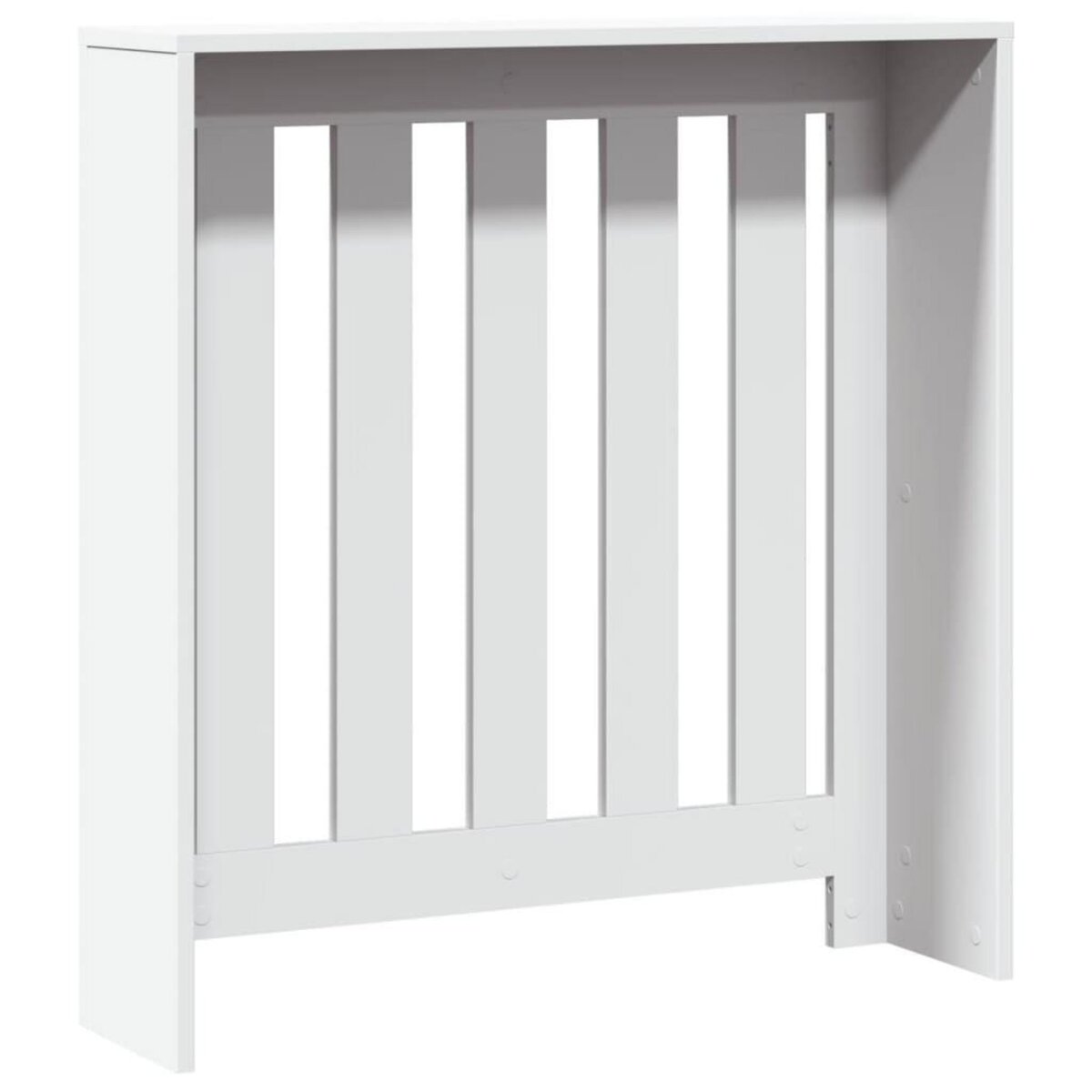 VIDAXL Cache-radiateur blanc 78x20x82 cm bois d'ingenierie