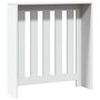 Voir la diapositive 5 : VIDAXL Cache-radiateur blanc 78x20x82 cm bois d'ingenierie