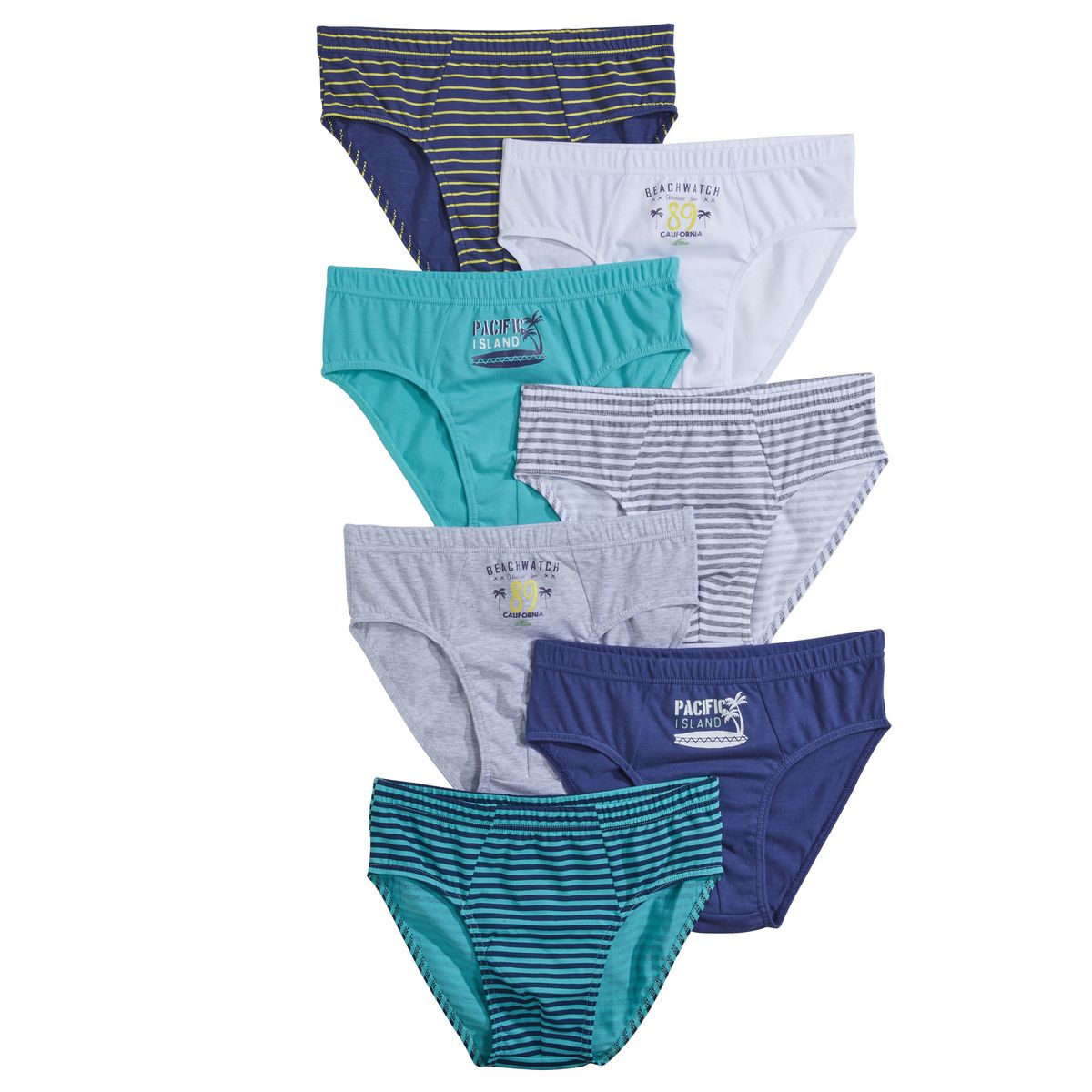 INEXTENSO Lot de 7 slips garçon