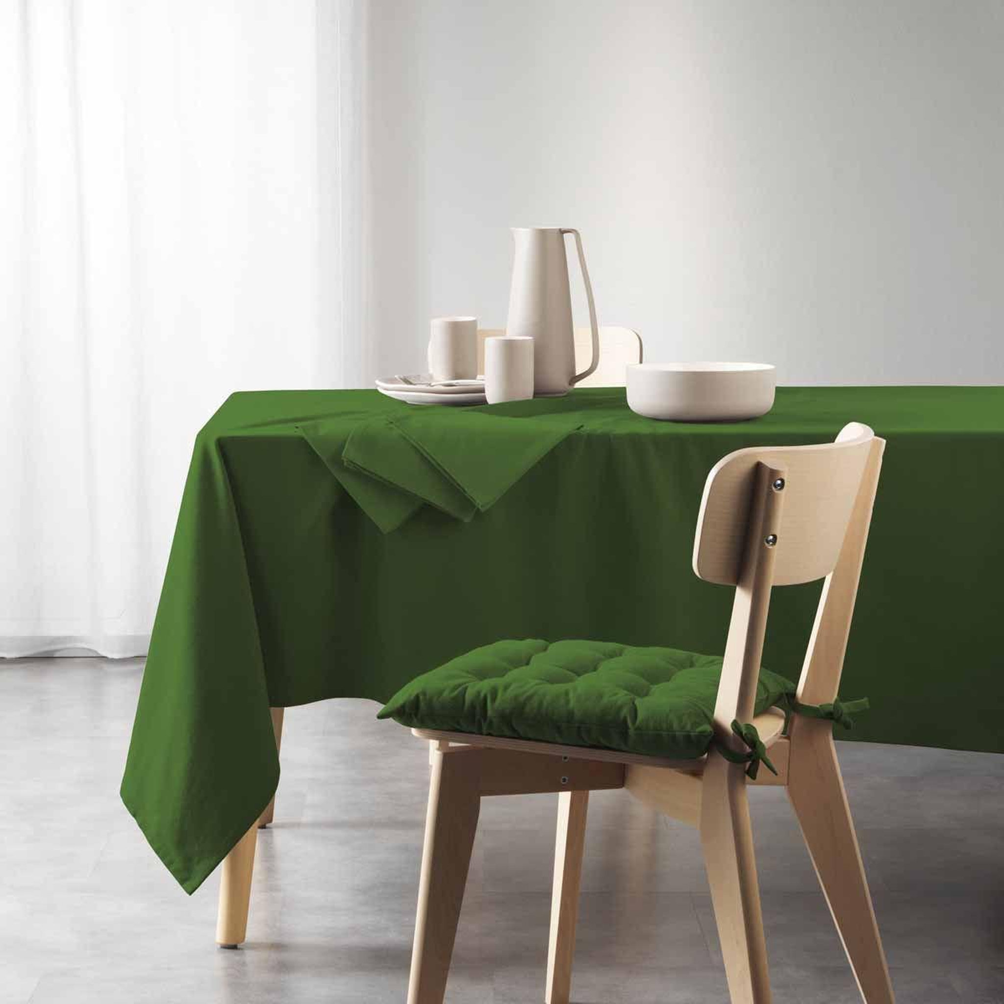 Douceur d'Intérieur Nappe rectangulaire  mistral  140x240cm vert