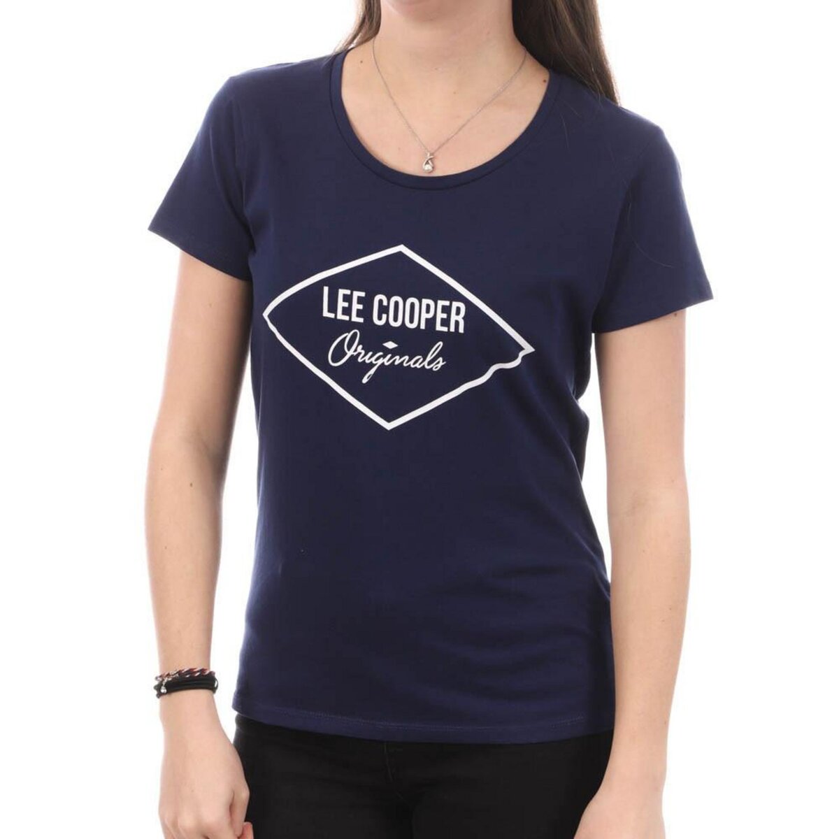 Lee Cooper T shirt Marine Femme Lee Cooper Ota pas cher Auchan