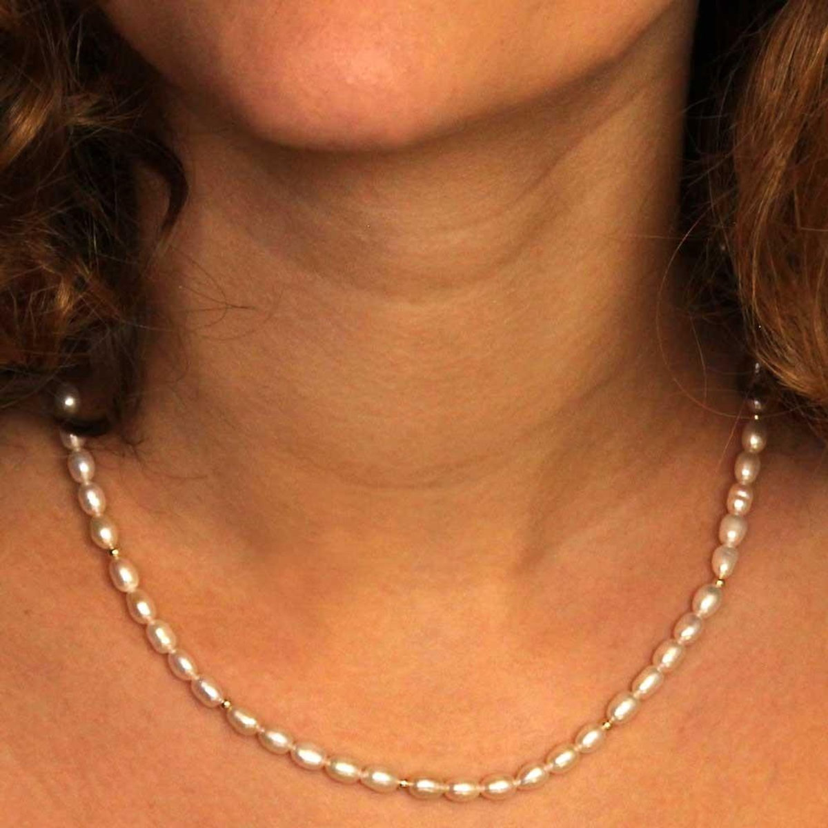 L'ATELIER D'AZUR Collier Or Jaune et Perles