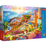 Voir la diapositive 2 : Trefl Puzzle 1000 pièces Premium Plus :  Visite de Santorini