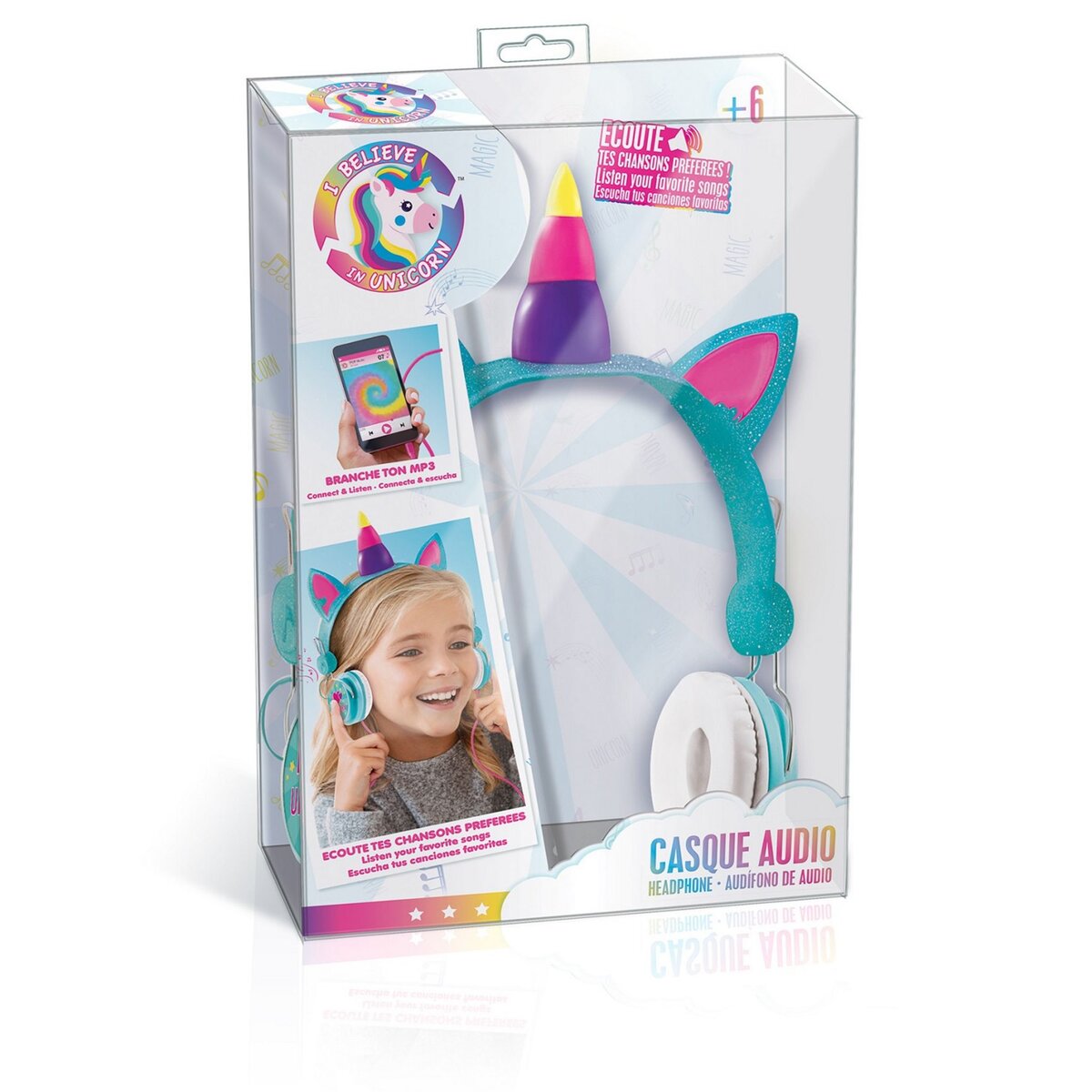 CANAL TOYS Casque licorne