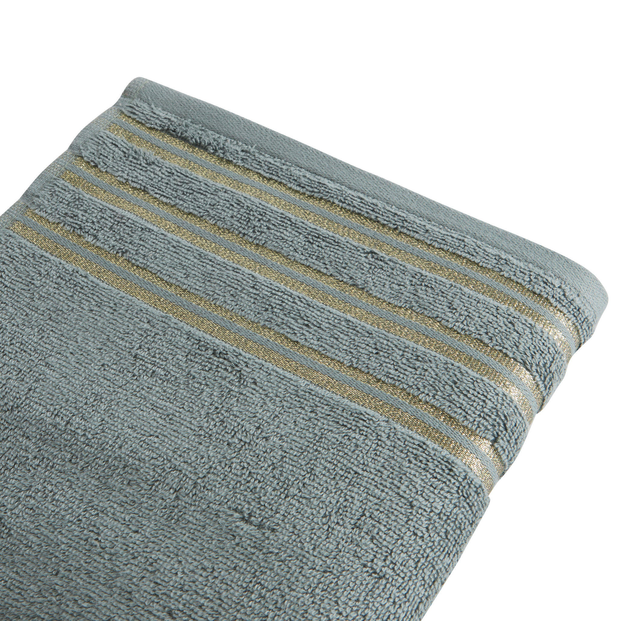 Voir la diapositive 2 : ACTUEL Maxi drap de bain uni en coton liteau Lurex  500G