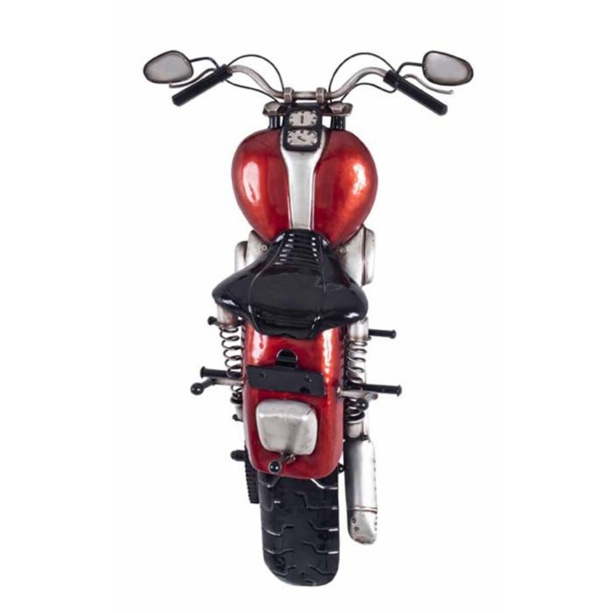 Paris Prix Patère Murale Vintage  Motard I  65cm Rouge