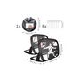 Voir la diapositive 2 : Paris Prix Cage de Foot Pliable  2 en 1  120cm Noir