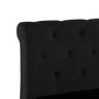 Voir la diapositive 5 : VIDAXL Cadre de lit Noir Velours 100 x 200 cm