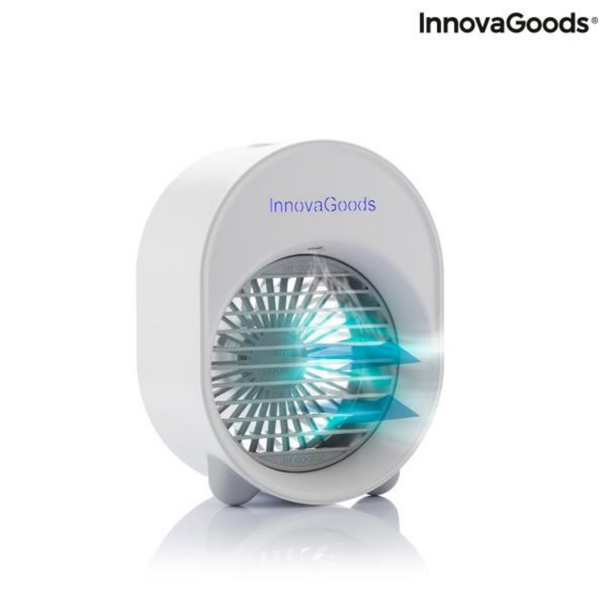 INNOVAGOODS Mini-climatiseur Humidificateur à Ultrasons avec LED Koolizer InnovaGoods